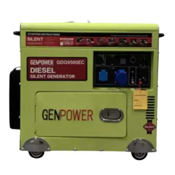 موتور برق دیزلی جن پاور 8.8 کیلووات مدل GDG9500EC استارتی با AVR