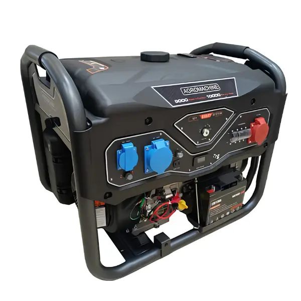 موتور برق بنزینی آگرو ۱۰ کیلووات مدل AG13500EBDG _R تک فاز و سه فاز ریموت دار