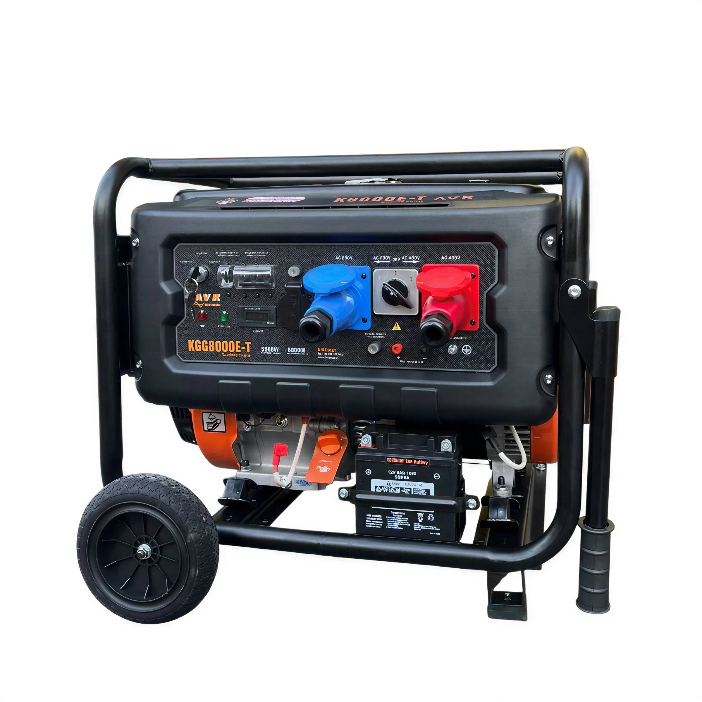 موتور برق بنزینی ۶ کیلووات کینگ وی  مدل K6000E-T تک فاز سه فاز
