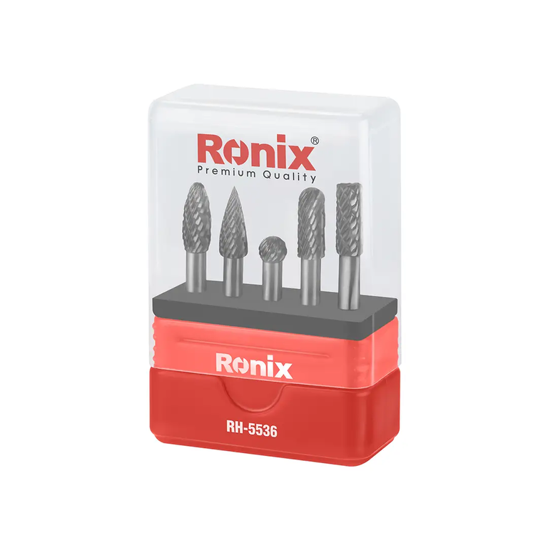 مجموعه ۵ عددی فرز فرم کارباید رونیکس مدل RH-5536