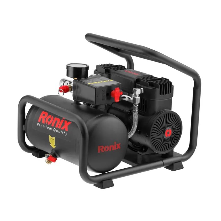 کمپرسور باد دو سیلندر ۶ لیتری بی‌صدا رونیکس مدل RC-0613