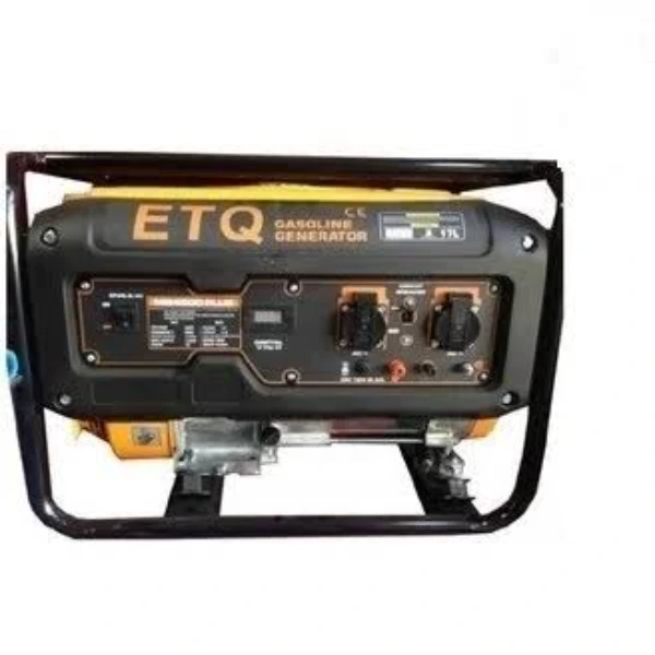 موتور برق بنزینی ETQ با توان 5.5 کیلووات مدل MG8400E تک فاز