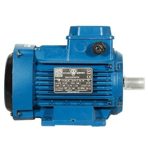 الکتروموتور الکتروژن 3.4 اسب 0.55 کیلووات سه فاز بدنه آلومینیوم 2 قطب B14