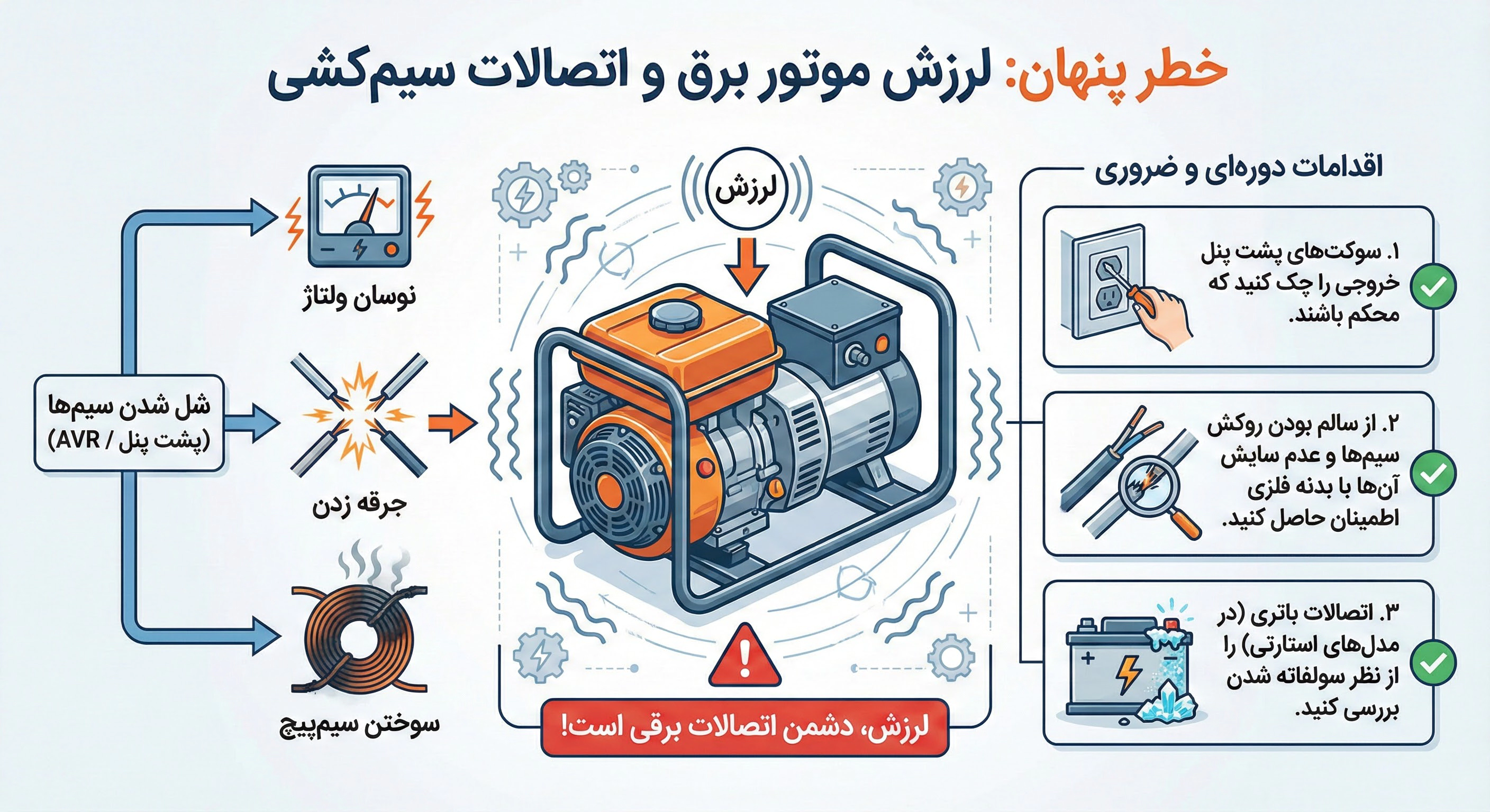 بررسی سیم کشی