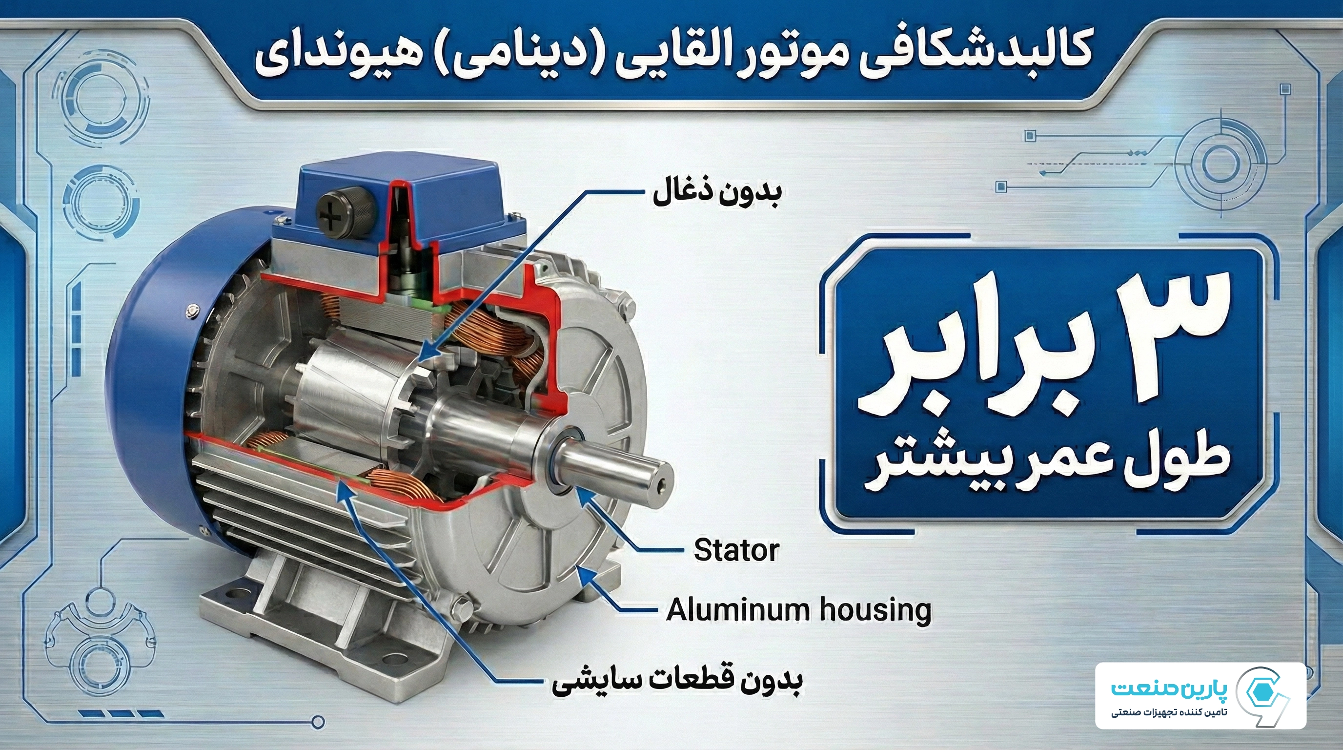 مقایسه موتور دینامی هیوندای با موتورهای ذغالی معمولی