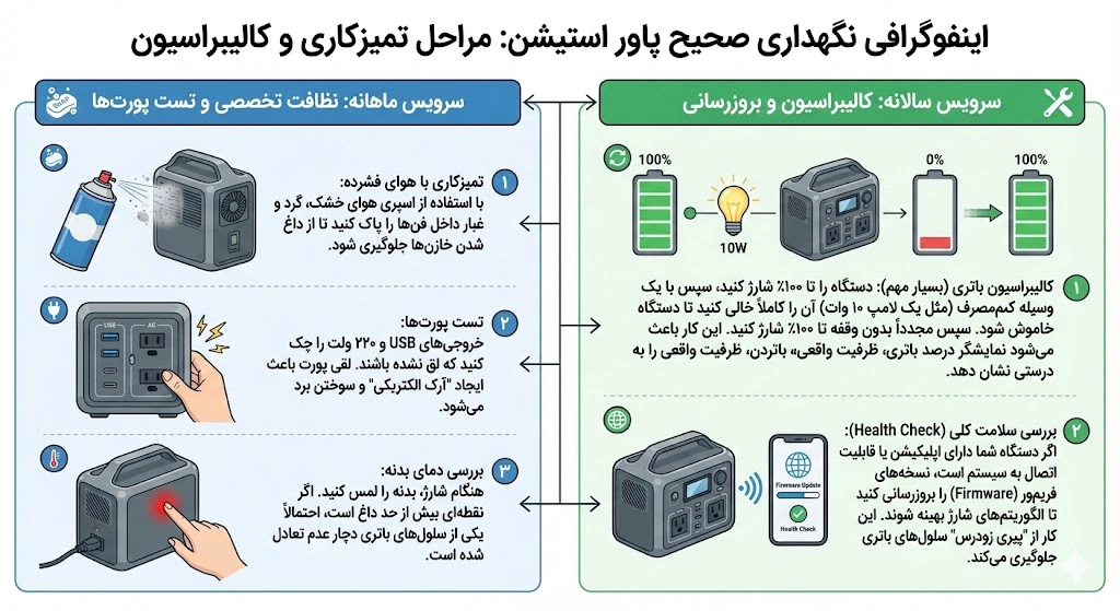 شرایط نگهداری پاور استیشن