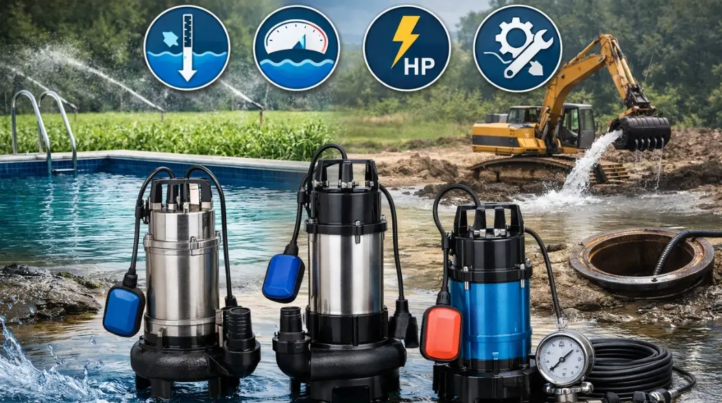 راهنمای انتخاب پمپ کفکش ۲ اینچ